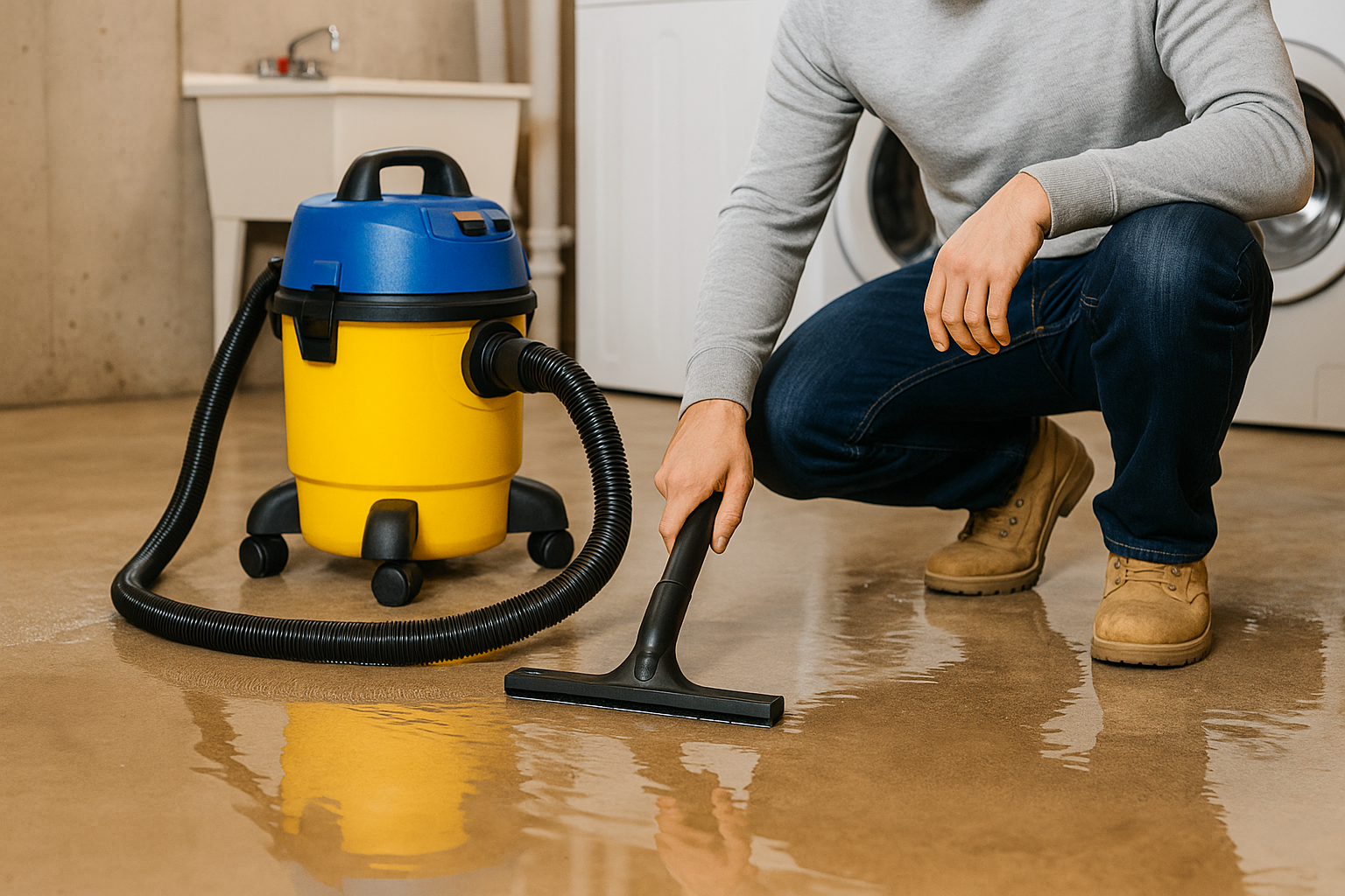 Step 1 of Our Basement Cleanup Process