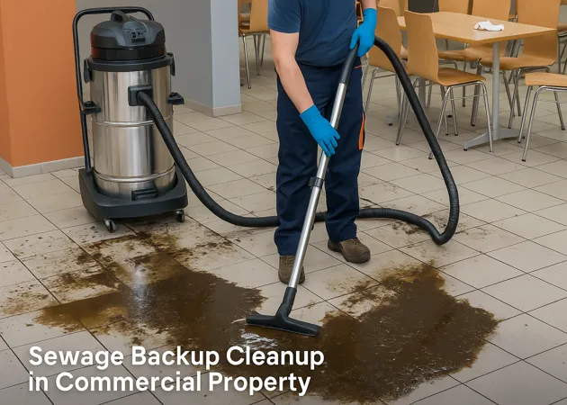 Sewage Backup Cleanup in Commercial Property - St. Petersburg, FL