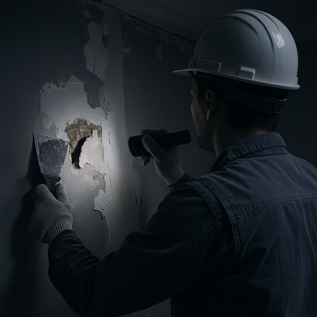 Step 2 of Our Structural Repair Process